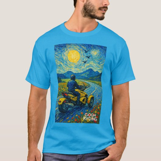 T-shirt US Spyder Ryders - Gogh Ryde 01 (Devant)