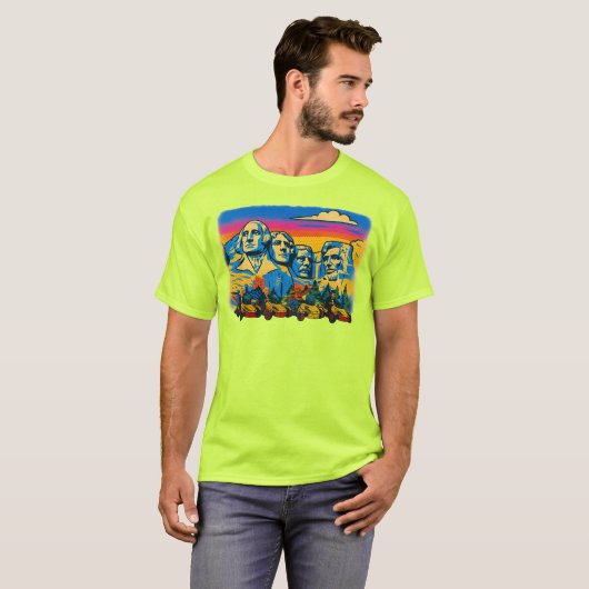 T-shirt US Spyder Ryders - Mt. Rushmore (Devant entier)