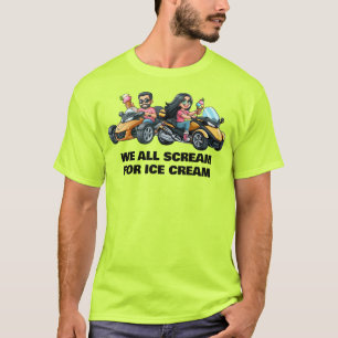 T-shirt US Spyder Ryders - Nous Crions Tous Pour Ice Cream
