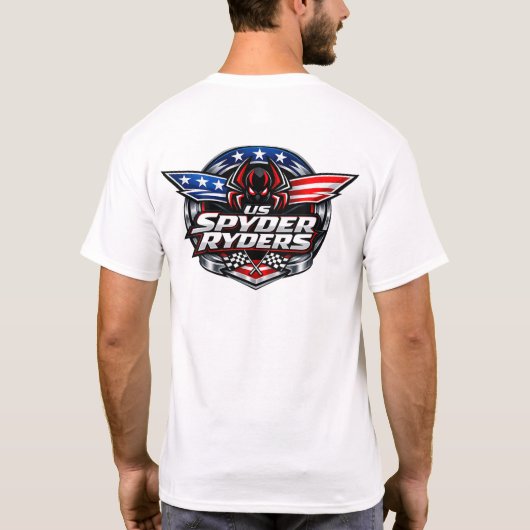 T-shirt US Spyder Ryders - RWB 2s (Dos)