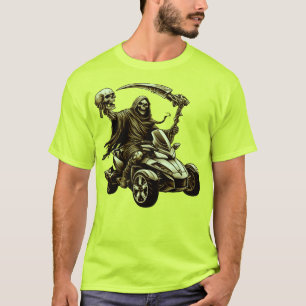 T-shirt US Spyder Ryders - Skull Skeleton Spyder Front