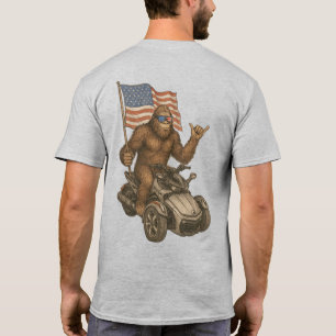 T-shirt US Spyder Ryders - Spyder BigFoot Drapeau 2S