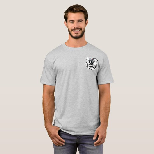 T-shirt US Spyder Ryders - Spyder Uncle Sam Drapeau 2S (Devant entier)
