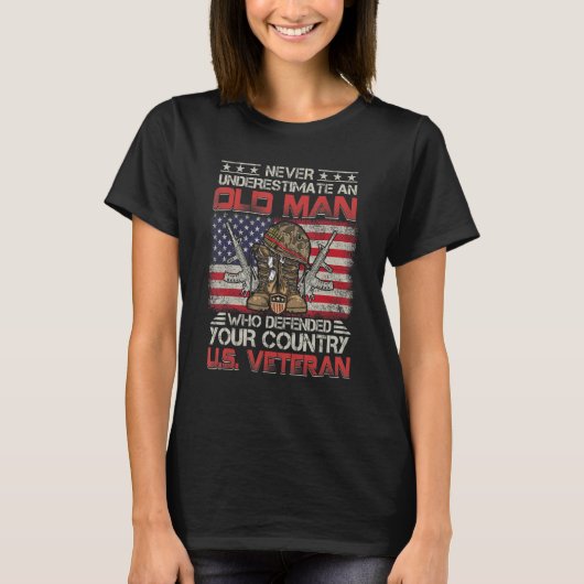 T-shirt US Veteran veterans day Us Patriot_2 (Devant)