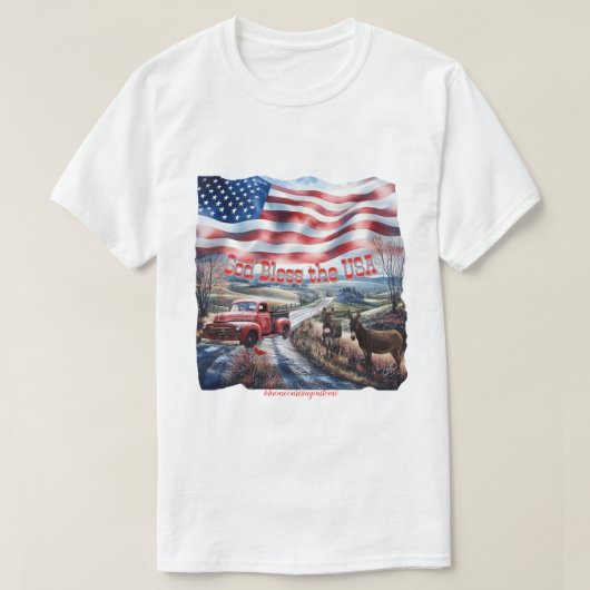 T-SHIRT USA (Design devant)