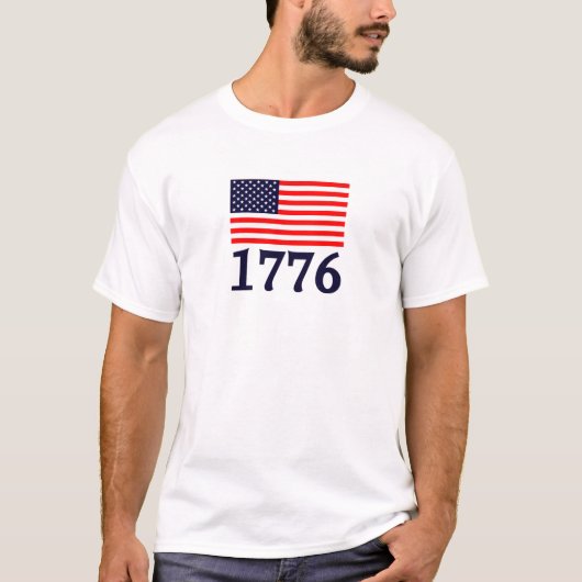 T-SHIRT USA 1776 (Devant)