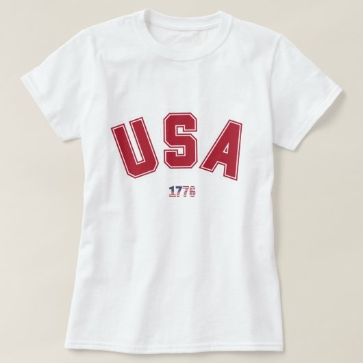 T-SHIRT USA 1776 (Design devant)