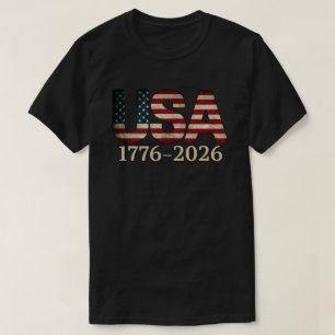 T-shirt USA 1776-2026 Patriotique