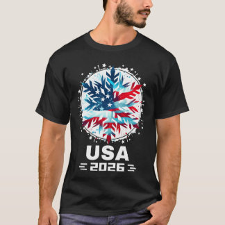 T-shirt USA 2026 Go United States Winter Sport USAeam 2026