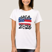 T-shirt USA 2026 Soccer Design (Devant)