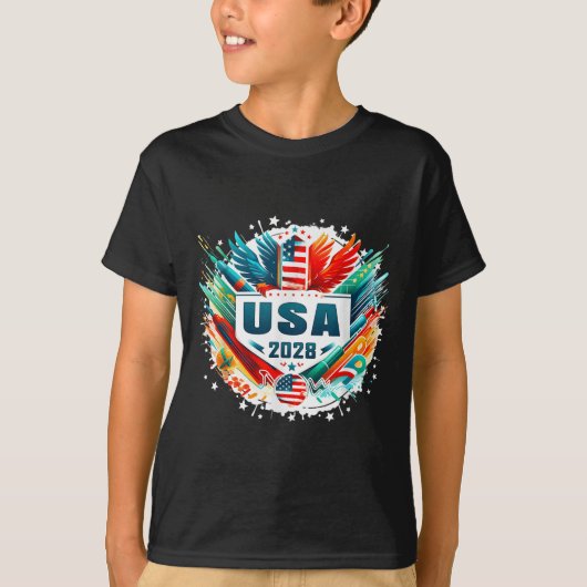 T-shirt Usa 2028 Go United States Srt Usa Team 2028 Usa (Devant)