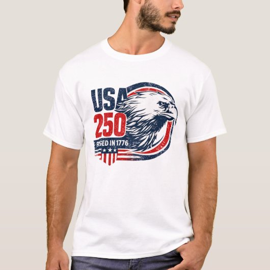 T-SHIRT USA 250  (Devant)