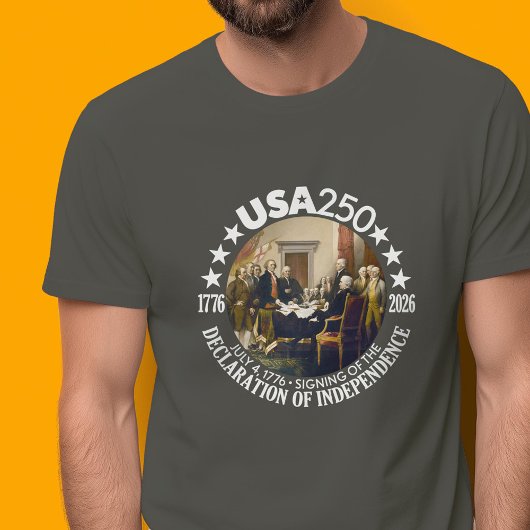 T-shirt USA 250 - 1776-2026 - Declaration of Independence