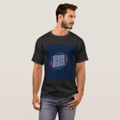 T-shirt USA 250 - 1776 à 2026 Pixel Art (Devant entier)