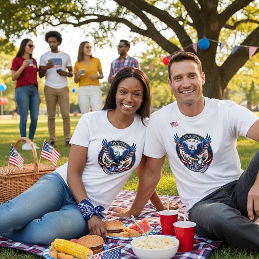 T-shirt USA 250 Eagle