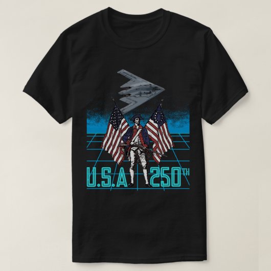 T-shirt USA 250e (Design devant)