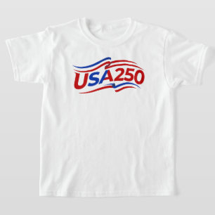 T-shirt USA 250e anniversaire 1776-2026 Patriotique Améric