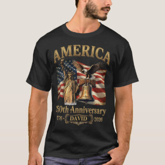 T-shirt  USA 250th Anniversary Lady Liberty 