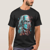 T-shirt USA 4 juillet Ben Drankin Benjamin Franklin Funn (Devant)