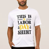 T-shirt USA American Flag C'est ma fête du travail (Devant)