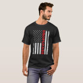 T-shirt USA American Flag Drop Loads Turck Driver Trucker (Devant entier)