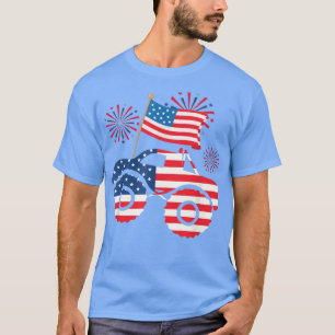 T-shirt USA American Patriotic Monster Truck 4 juillet K