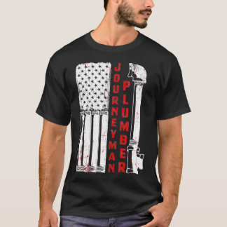 T-shirt USA American Patriotic Plumber pour Journeyman ou 