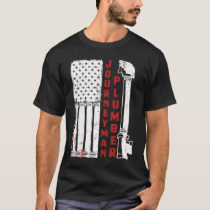 T-shirt USA American Patriotic Plumber pour Journeyman ou