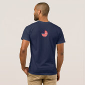 T-shirt USA AMERICAN US FLAG Series (Dos entier)