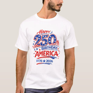 T-shirt USA Amérique 250e anniversaire patriotique