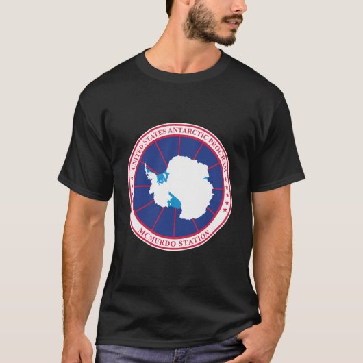 T-shirt Usa Antarctique Programme Antarctique Antarctique (Devant)