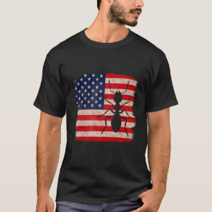 T-shirt USA Ants, Patriotic Ant 4 juillet Fabla Américaine