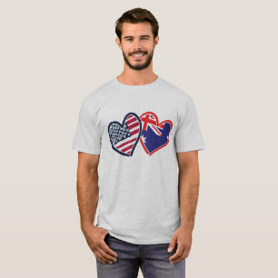 T-shirt USA Australie Amour