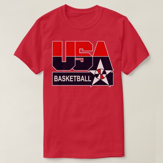 T-shirt USA Basketball Dream Team 92 Retro 1 (Design devant)