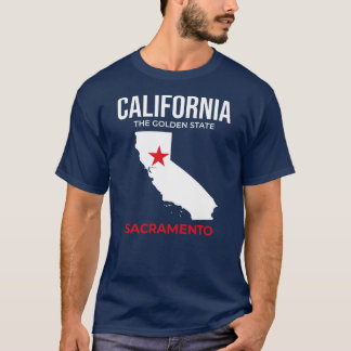 T-shirt USA, California, Sacramento – The Golden State