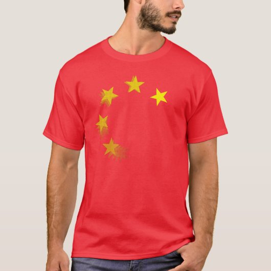 T-shirt USA contre CHINE / CHINE (Devant)
