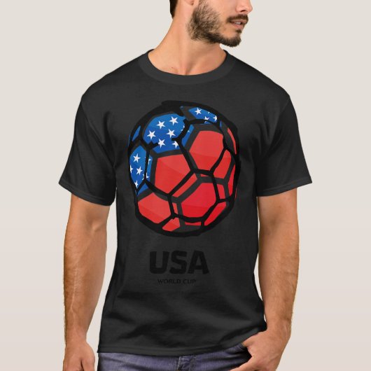 T-shirt USA Country Flag (Devant)