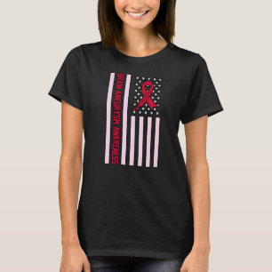 T-shirt Usa Drapeau Cerveau Aneurysme Mois de sensibilisat