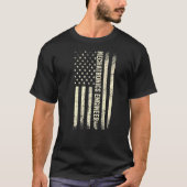 T-shirt Usa Drapeau Ingénierie Fière de la mécanique améri (Devant)