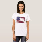 T-SHIRT USA - DRAPEAU - LE POUVOIR DU PEUPLE (Devant entier)