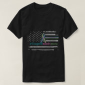 T-shirt USA Drapeau Metastatic Breast Cancer Chemise STATI (Design devant)