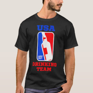 T-shirt USA Drating Team Funny Party Beer Game Gift