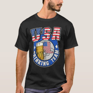T-shirt Usa Drick Team Us American Flag 4 juillet Bee