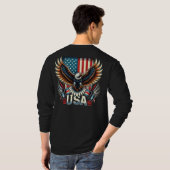 T-SHIRT USA EAGLE (Dos entier)