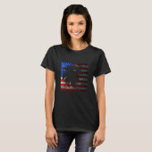 T-shirt Usa Eagle Freedom American Pride 4 juillet Vinta (Devant entier)