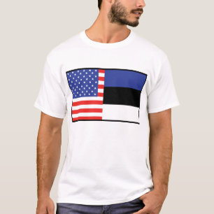 T-shirt USA/Estonia