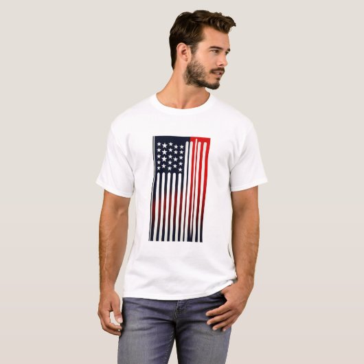 T-shirt USA Flag (Devant entier)