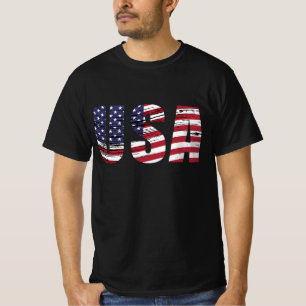T-shirt USA FLAG 4 juillet patriotique