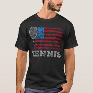 T-shirt USA Flagennis Mens Womens USennis Loveream Sport v