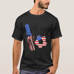 T-shirt USA Football Soccer Soccer USA Amérique